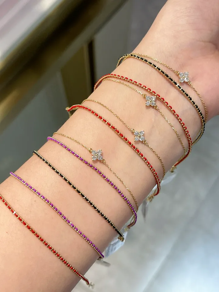 Customer photo 3 from a Kingdom Bracelet Clover Red Cord review