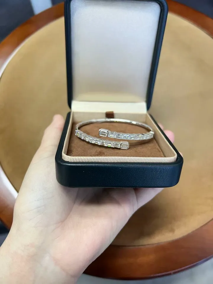 Customer photo 3 from a Kingdom Bracelet Emerald Cuff review