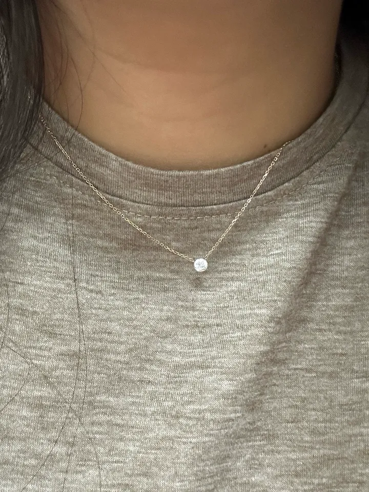 Customer photo 1 from a Kingdom Necklace Four Prong review