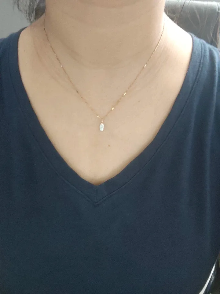 Customer photo 2 from a Kingdom Necklace Solitaire review