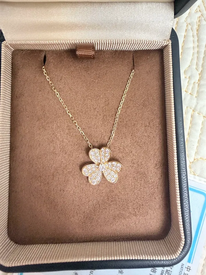 Customer photo 1 from a Kingdom Necklace Three-Leaf Clover review